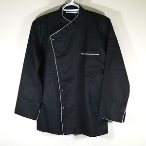 Uniformates Black Chef's Coat.